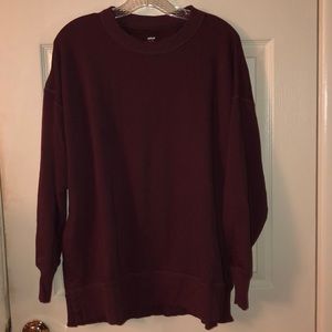 Aerie fleece lined oversized sweatshirt